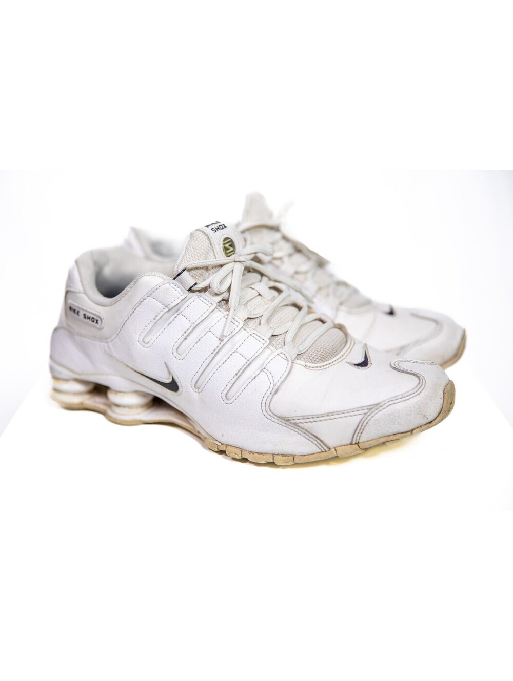 Nike Shox NZ EU Running Athletic Shoes 'White Black' 501524-106 Men’s Size 9.5